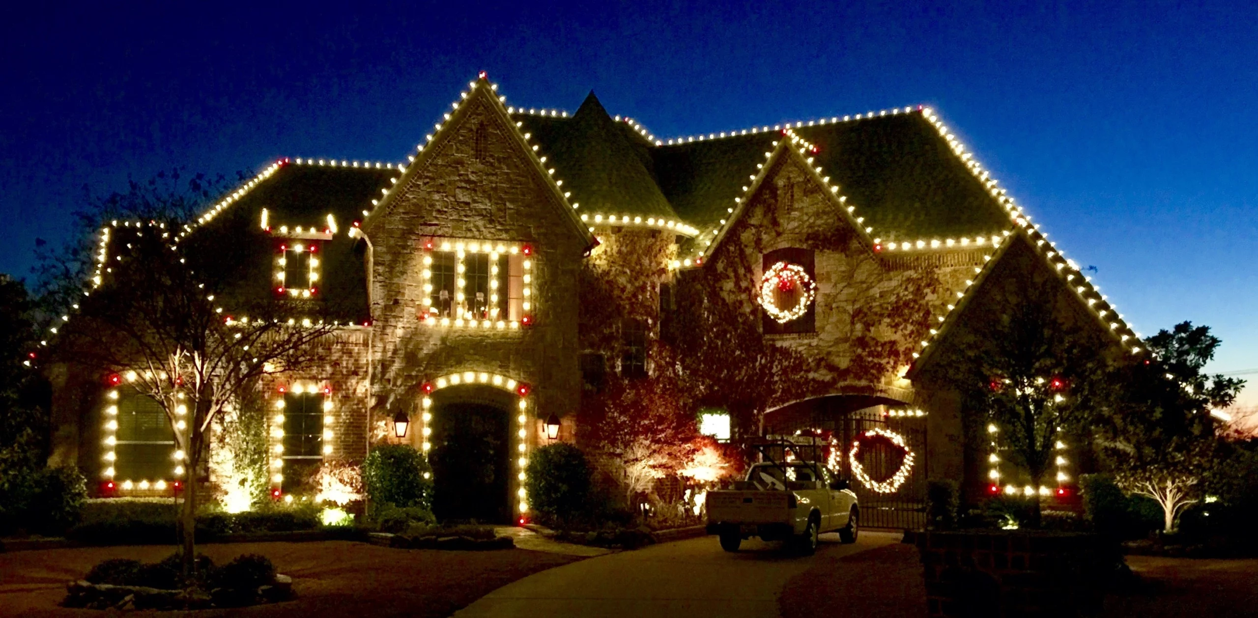 Residential Christmas lights